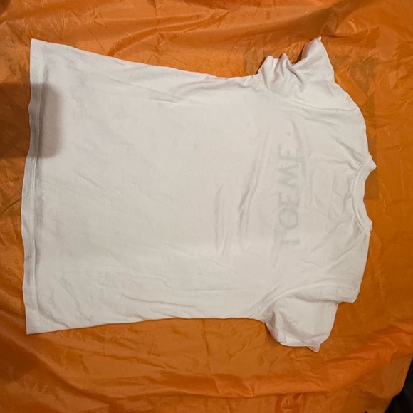 Loewe White T-Shirt with Yellow and Green Floral Design - Picture 5 of 7